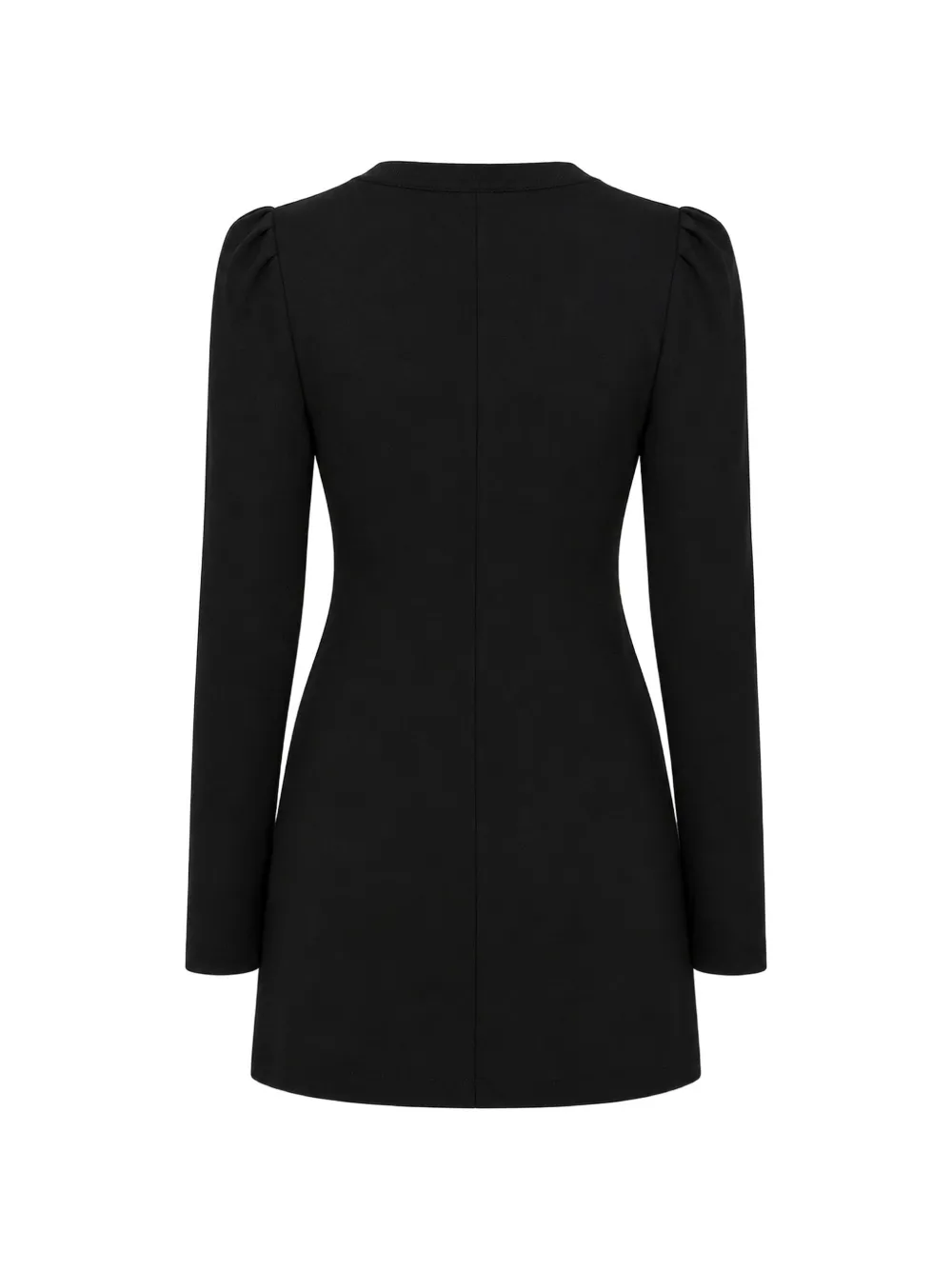 Reformation Micah button-down mini-jurk Zwart