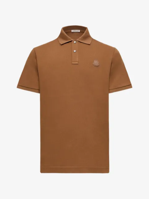 Moncler logo-patch short-sleeve polo shirt