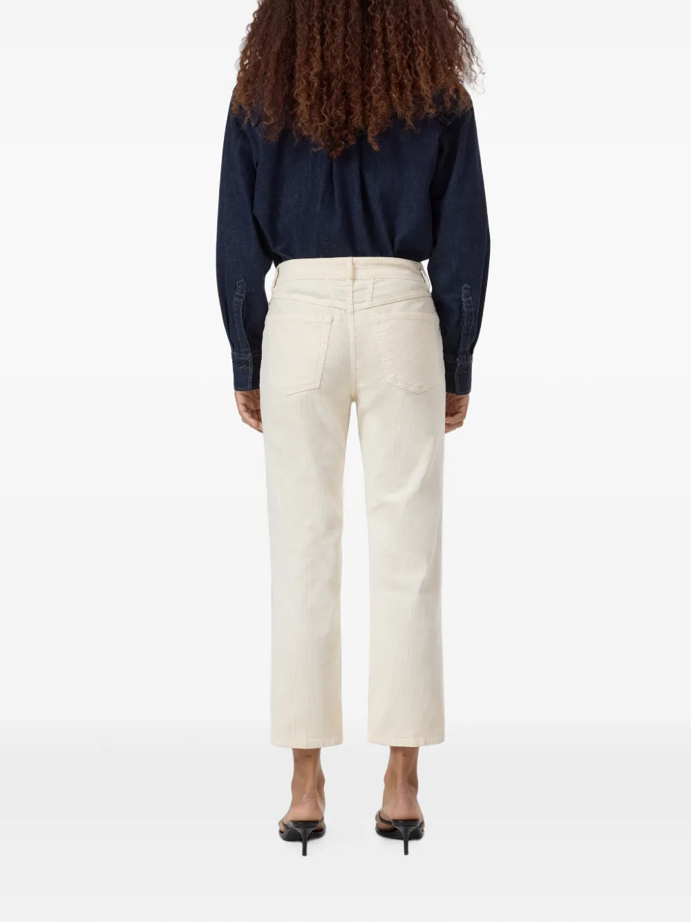Closed Milo straight jeans met vijf zakken Beige