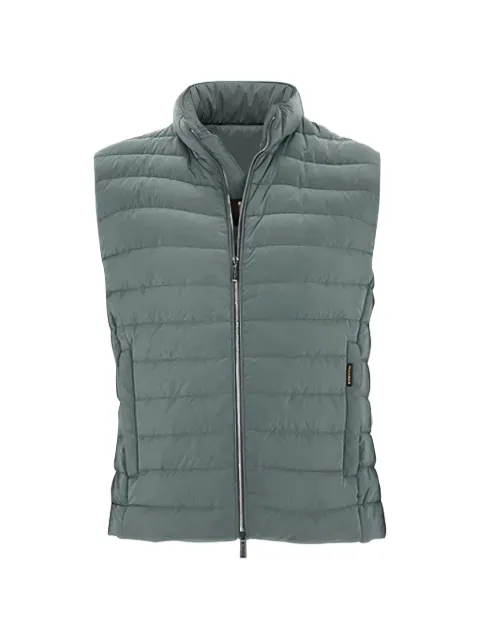 Moorer quilted zip-up gilet