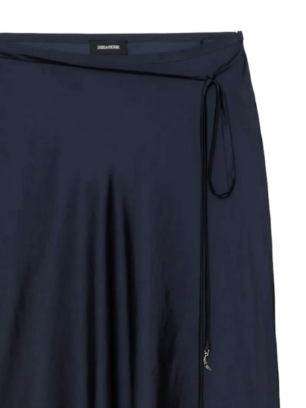 Zadig&Voltaire Midi-rok met ruches Blauw