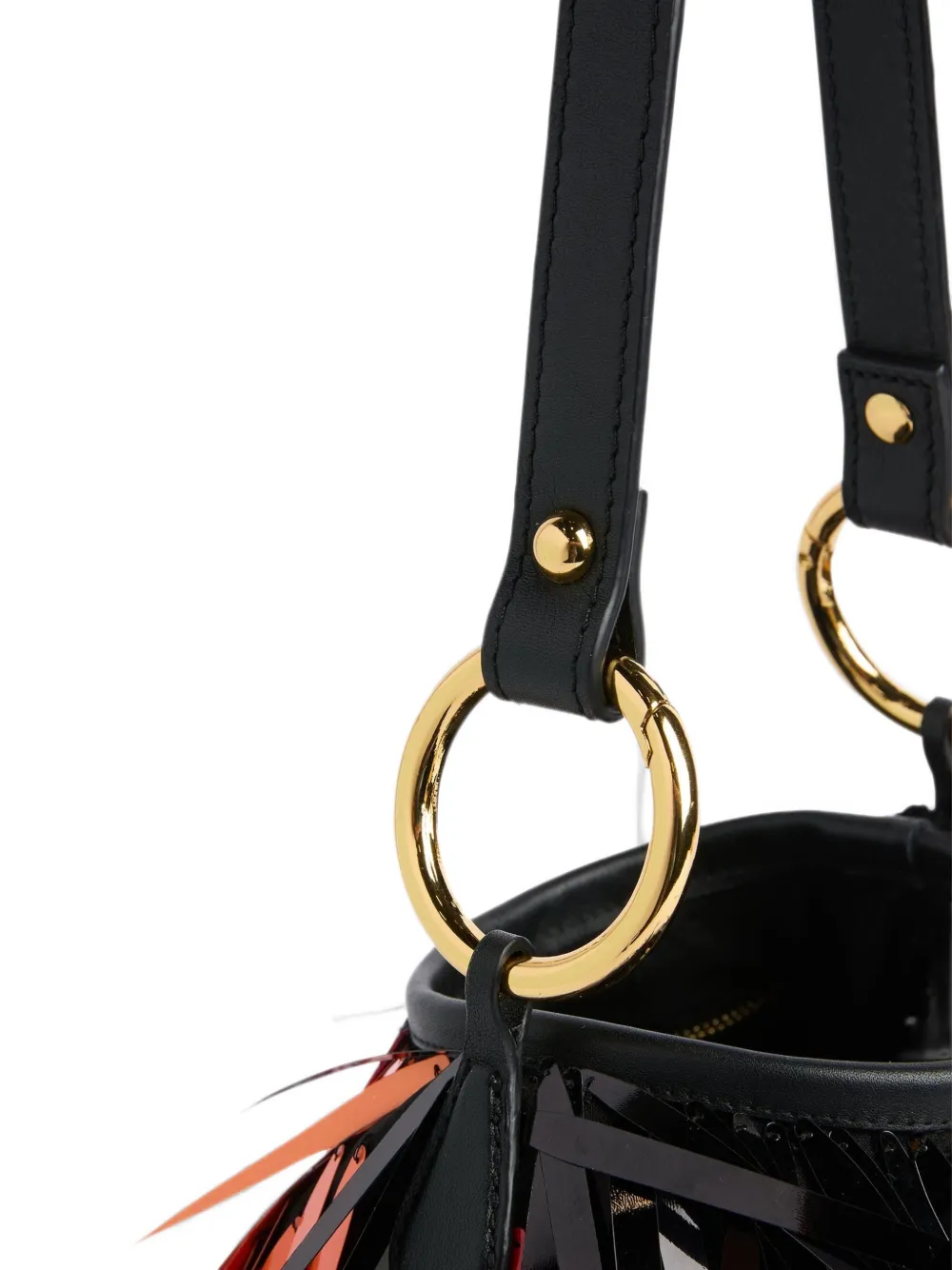 PUCCI Capriccio Bucket Bag in Black, view 3