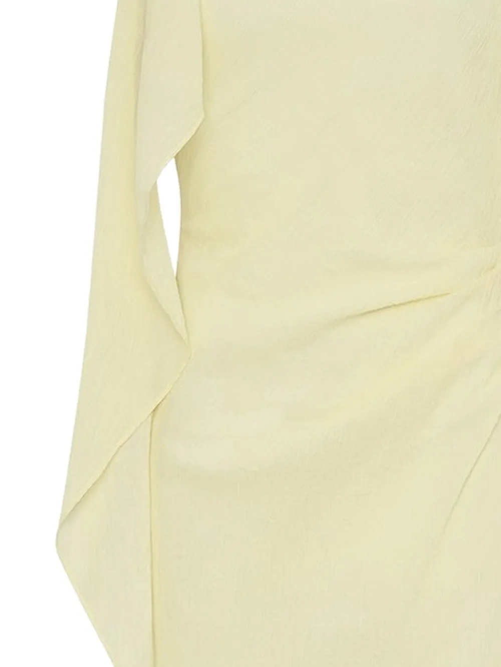 Anna Quan Elissa Draped Maxi Dress in Yellow, view 2