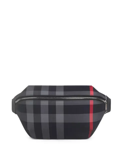 Burberry check-pattern belt bag