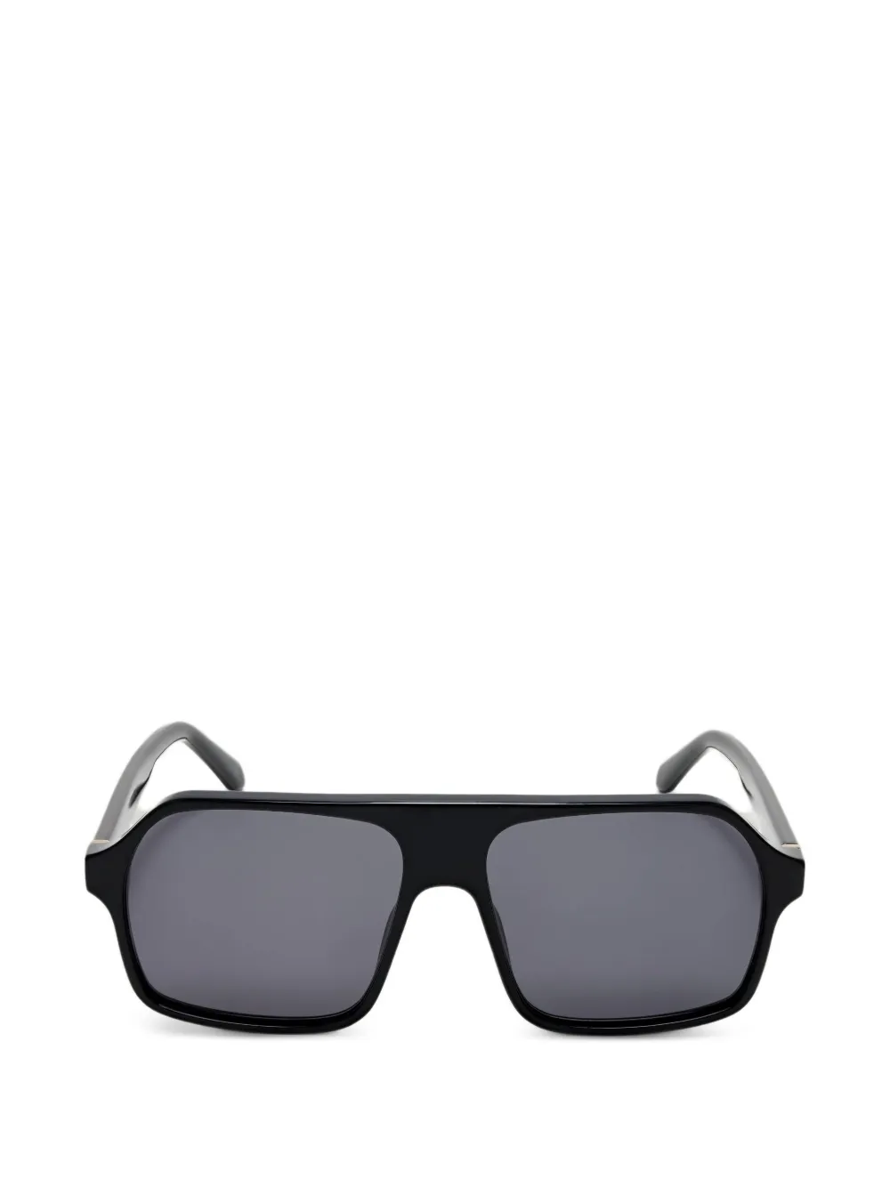 Palm Angels Eyewear Camino zonnebril met geometrisch montuur Zwart