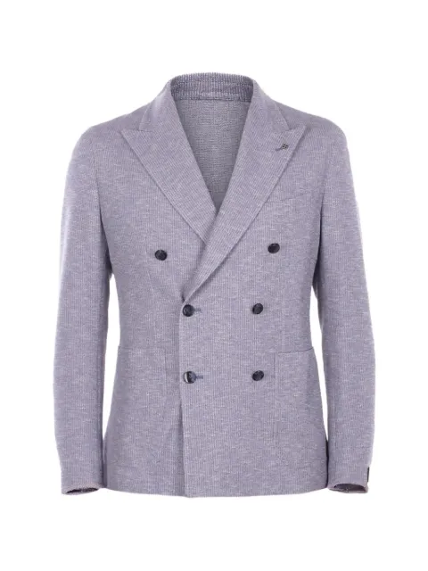 Tagliatore double-breasted peaked-lapel blazer