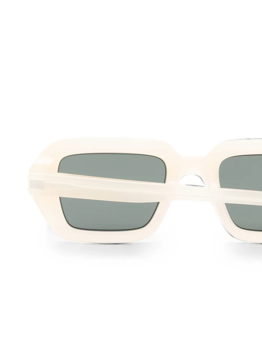 Mykita Zonnebril met rechthoekig montuur Beige