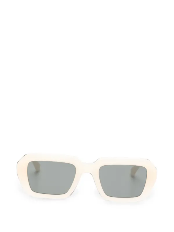 MYKITA ドイツ製 ハンドメイド サングラス フレームのみ Mykita Nima rectangle-frame Sunglasses | ニュートラル | FARFETCH JP