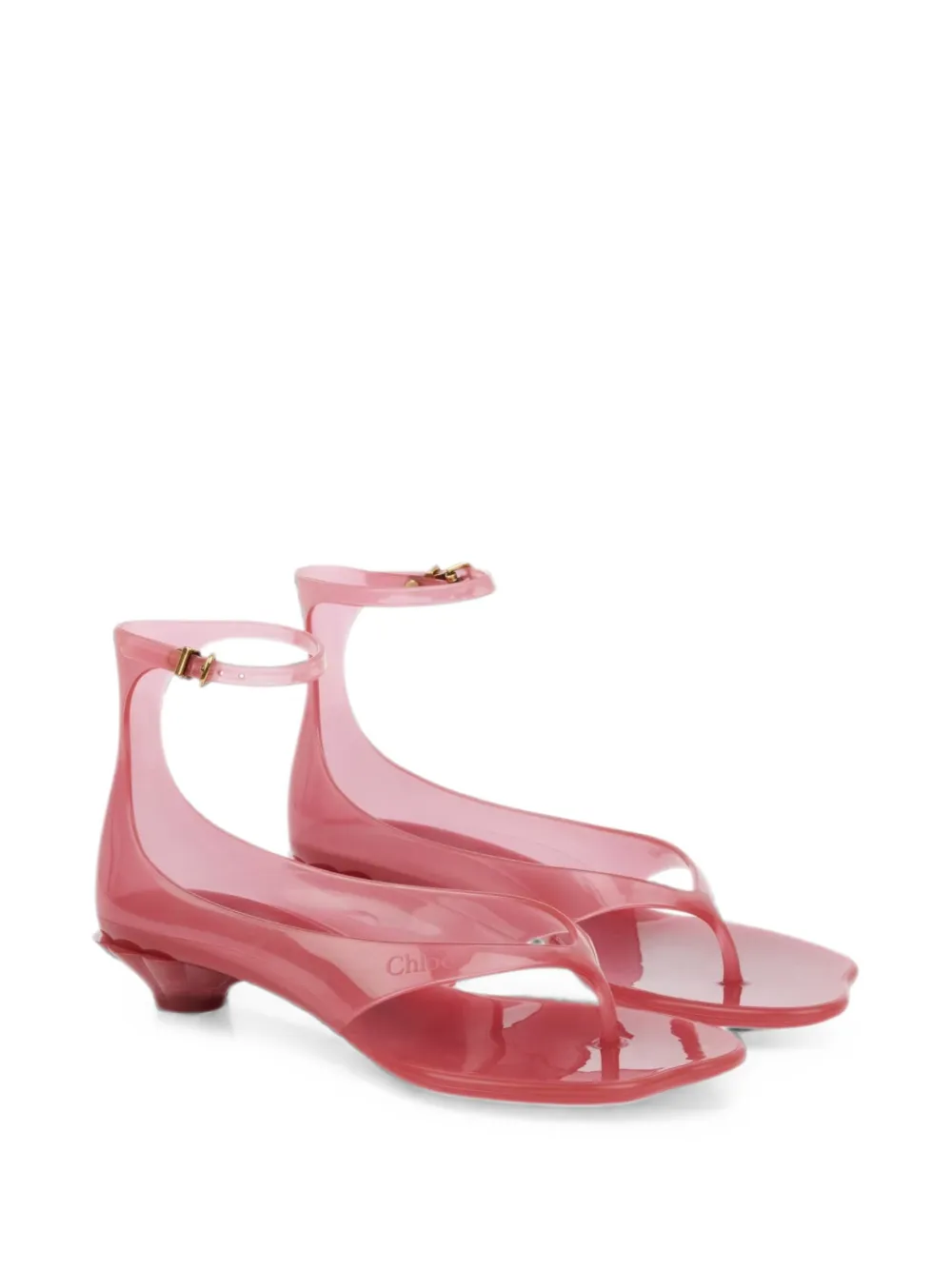 Chloé Jelly thong-strap buckle-fastening sandals Roze