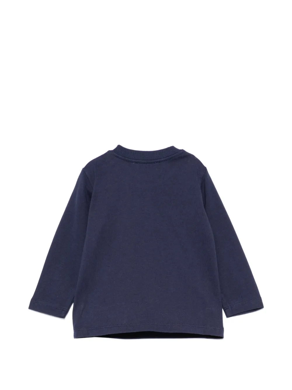 Moschino Kids T-shirt met logoprint Blauw