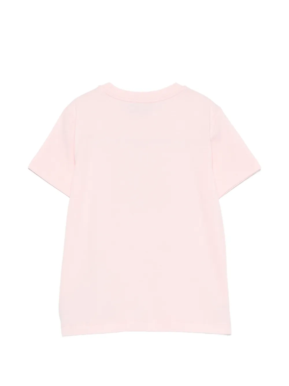 Moschino Kids T-shirt met logoprint Roze