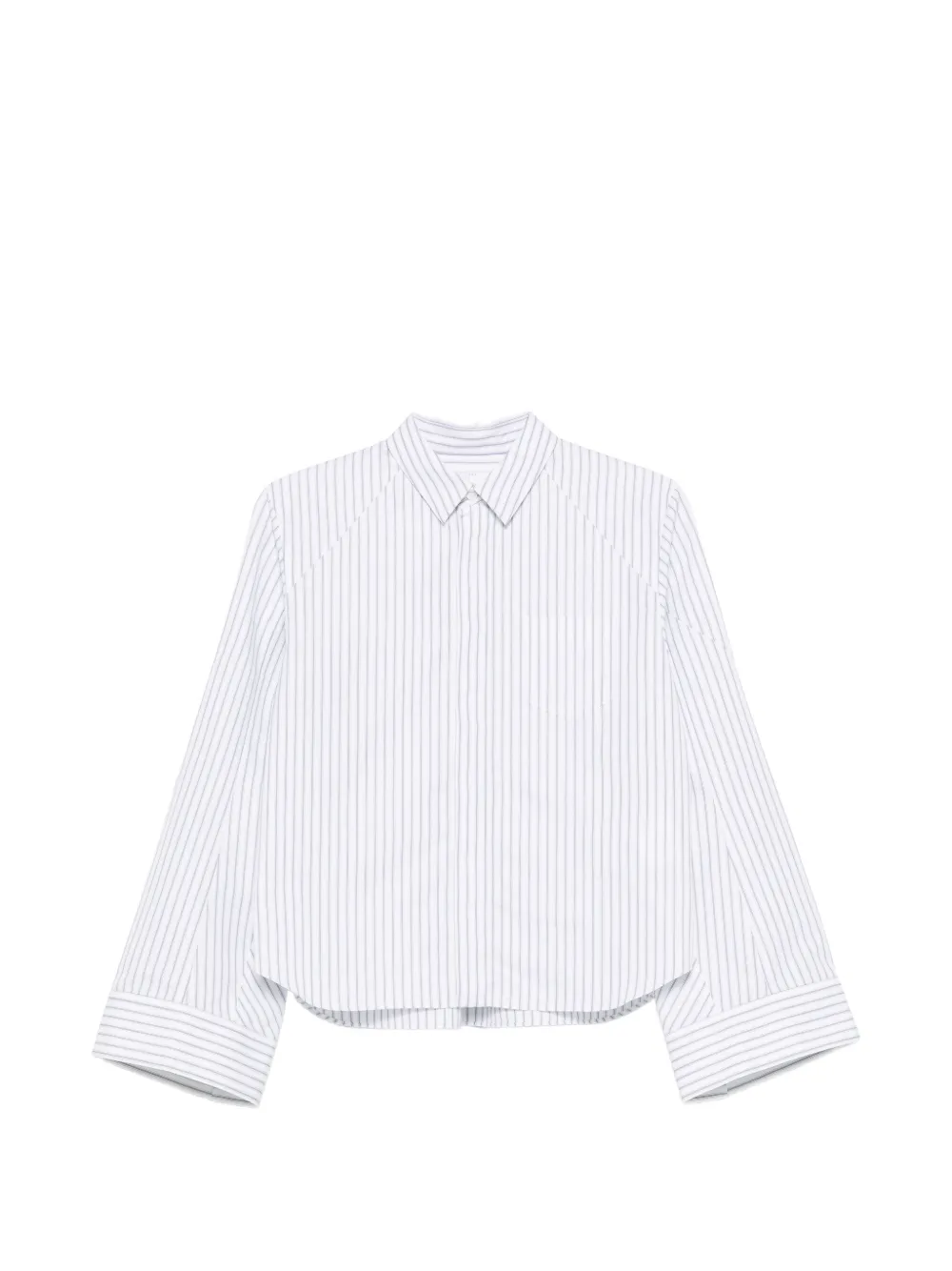 sacai vertical-stripe long-sleeve shirt - Bianco