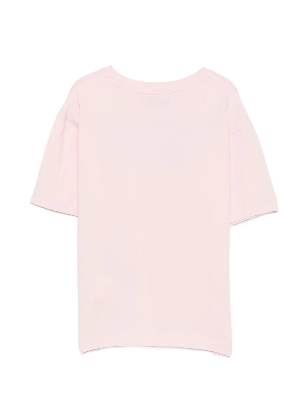 Moschino Kids T-shirt met logoprint Roze