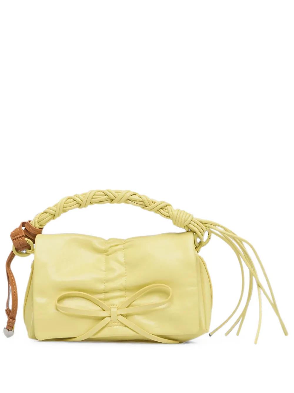 Desigual Borsa a mano piccola con fiocco - Giallo