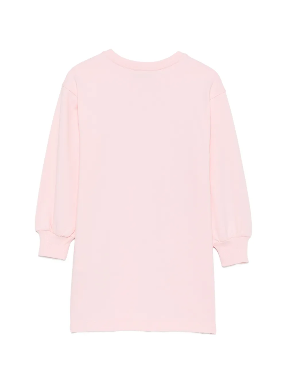 Moschino Kids Jurk met logoprint Roze