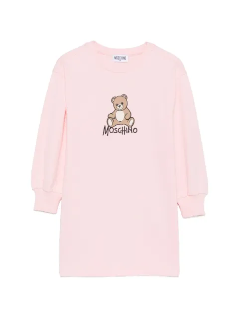 Moschino Kids logo-print dress
