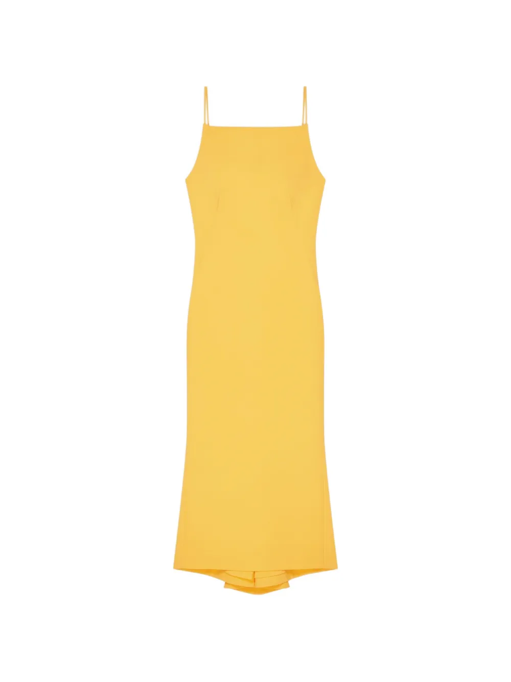 Givenchy kickback sliced midi dress - Giallo