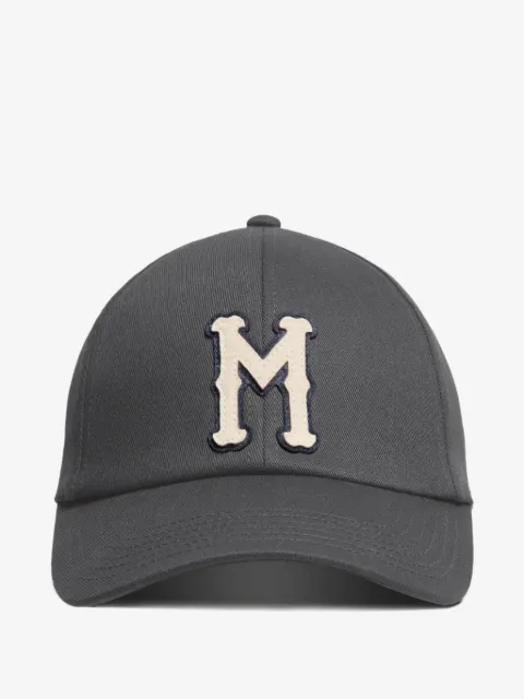 Moncler gorra de béisbol con parche del logo