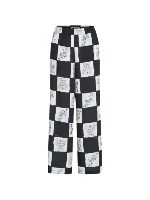 Karl Lagerfeld fluid-fit trousers