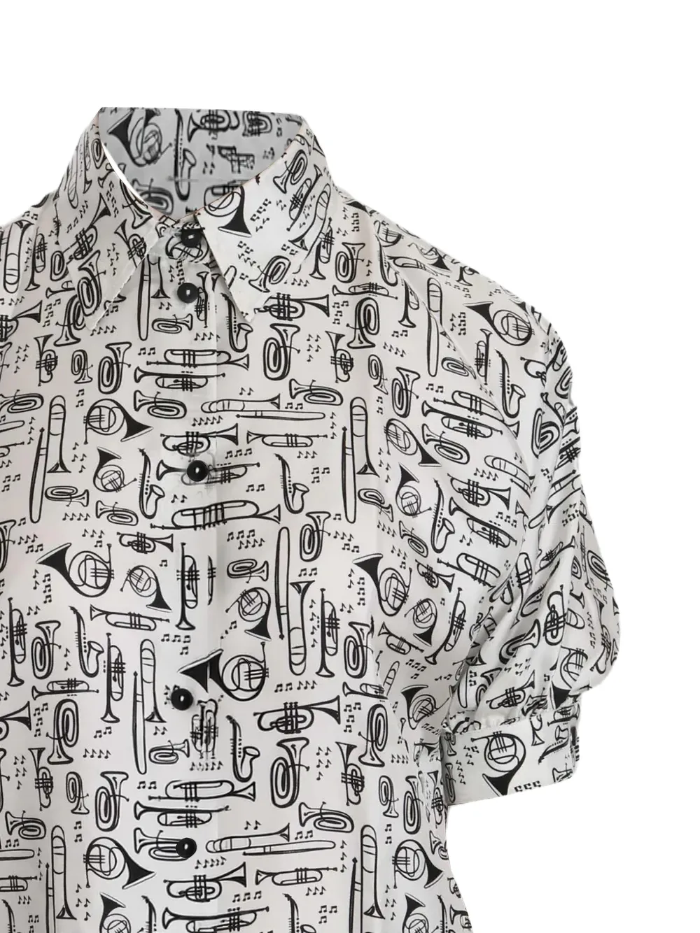 Dolce & Gabbana Overhemd met grafische print Wit