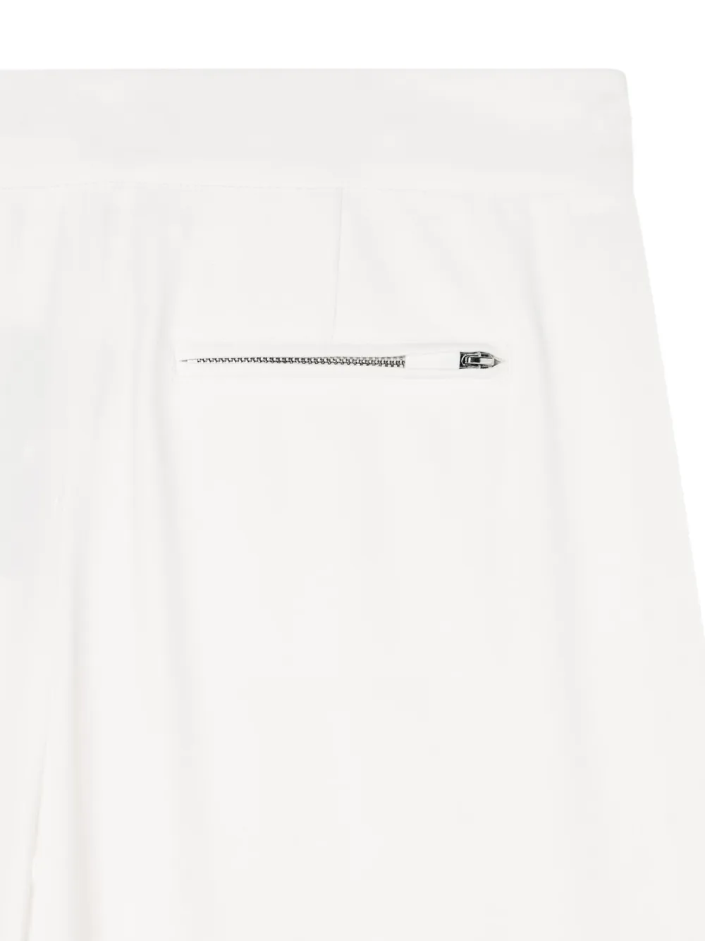 Armani Exchange Geplooide broek met knopen Wit