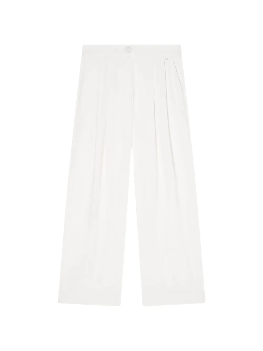 Armani Exchange Pantaloni con pieghe - Bianco