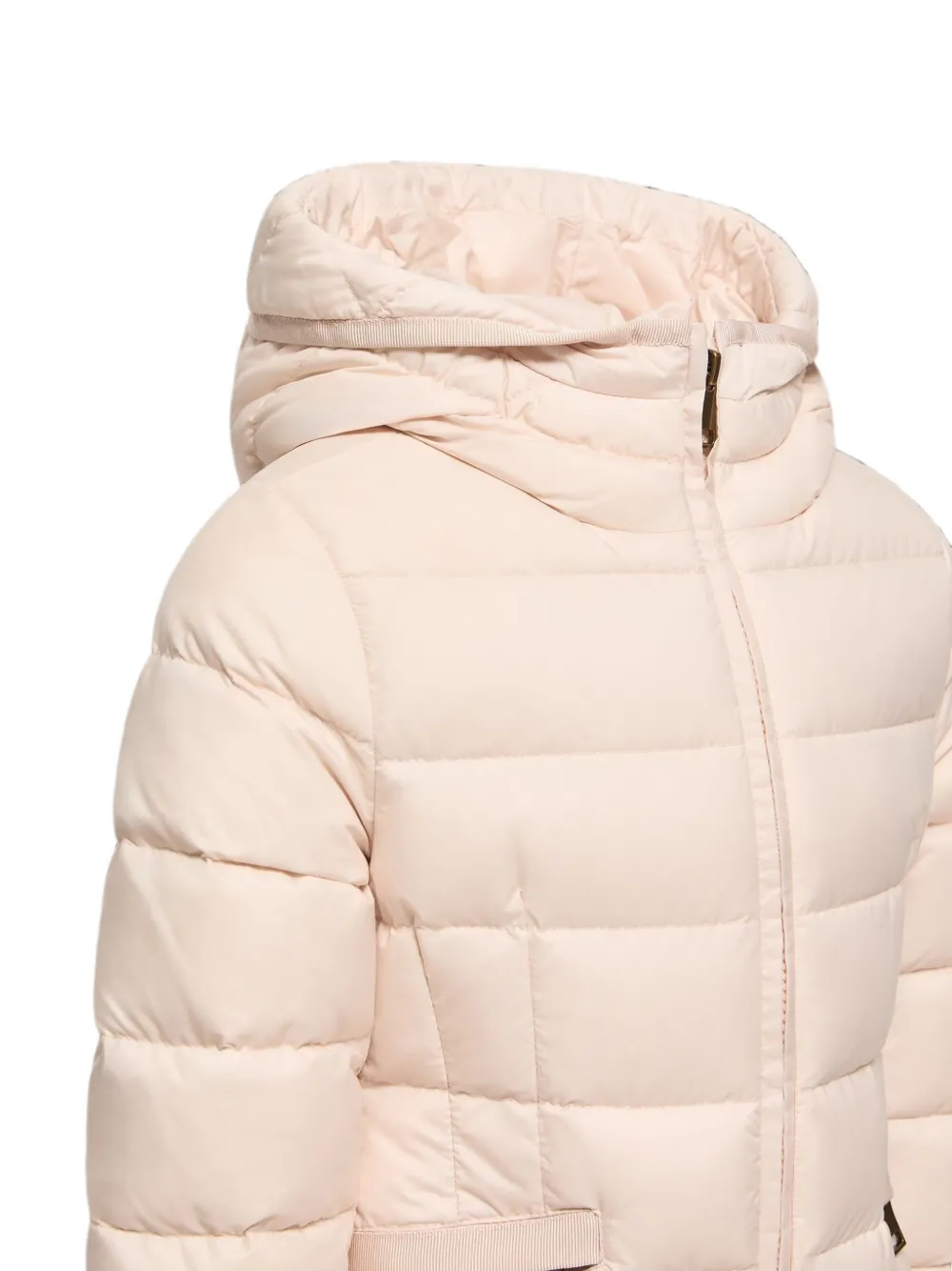Moncler Enfant Avoce gewatteerd jack met capuchon Roze