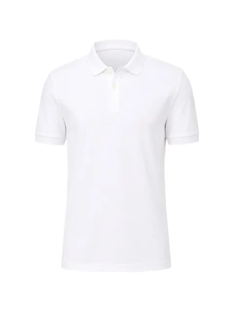 BOSS logo-embroidered piqué polo shirt