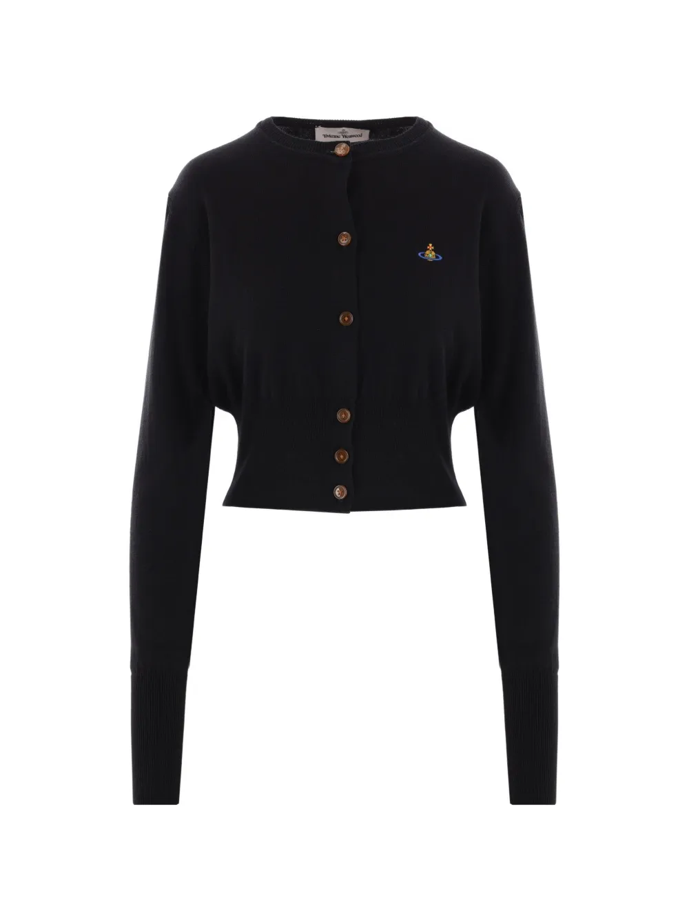 Vivienne Westwood Bea orb embroidered cardigan - Schwarz