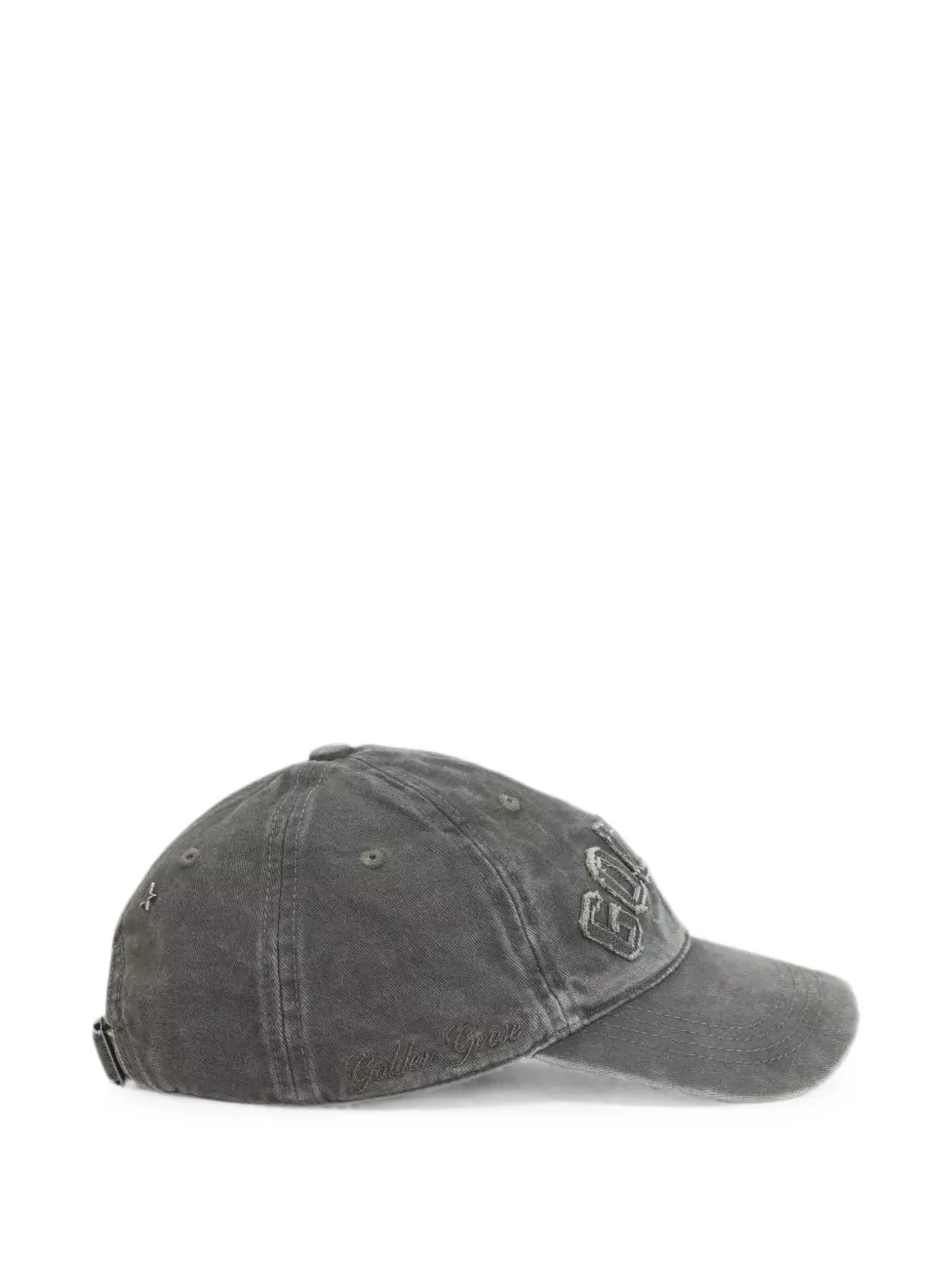 Golden Goose Honkbalpet met logopatch Grijs