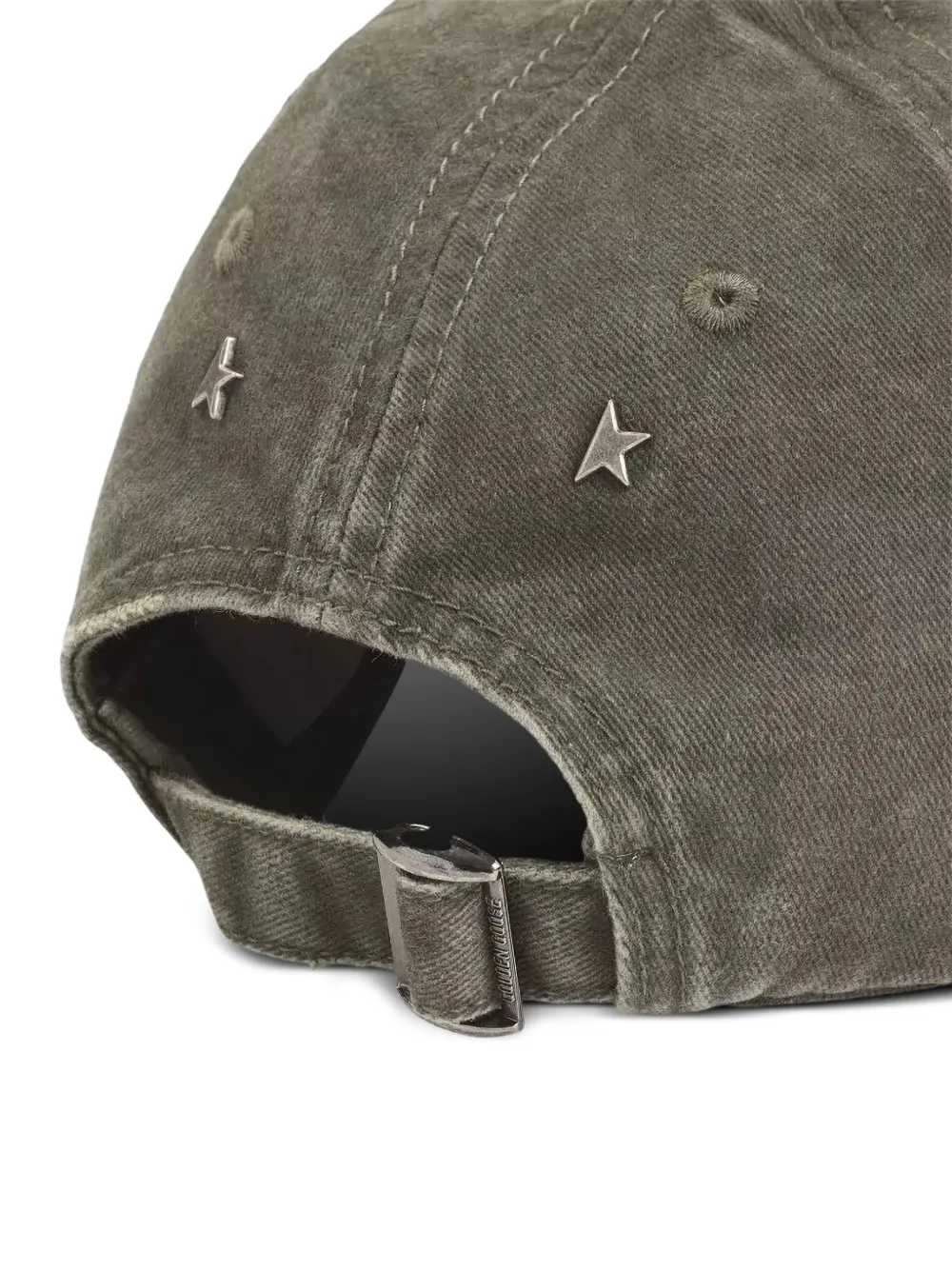 Golden Goose Honkbalpet met logopatch Grijs