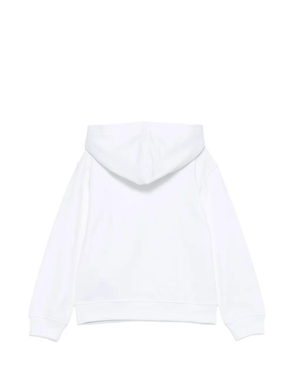 Moschino Kids Hoodie met logoprint Wit