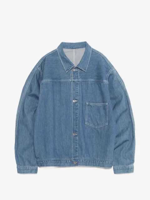 Nanamica veste en jean à poches plaquées