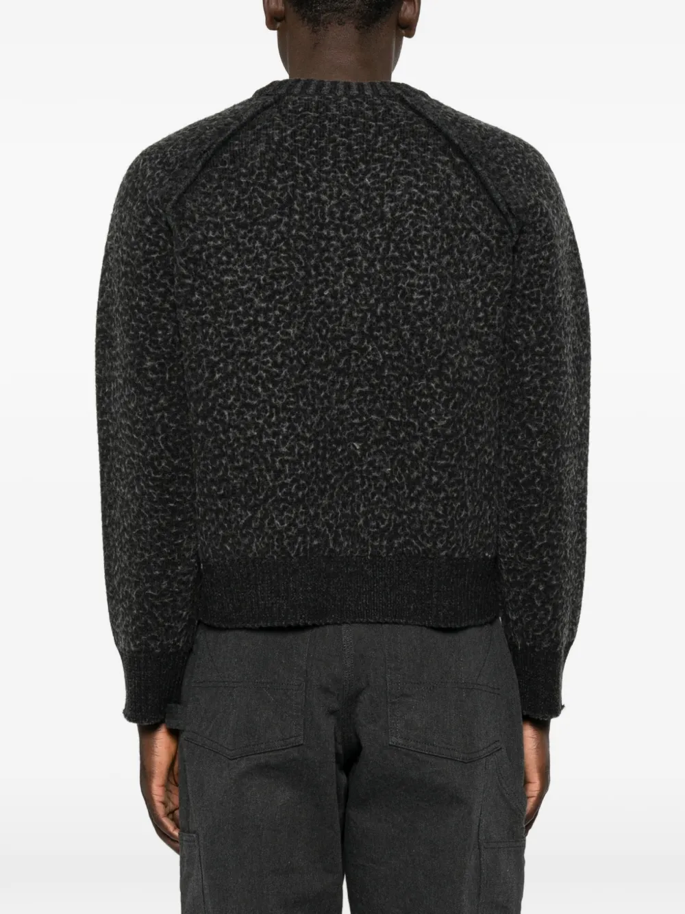 Craig Green zip-fastening sweater Grijs