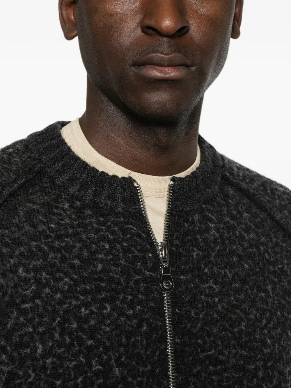 Craig Green zip-fastening sweater Grijs