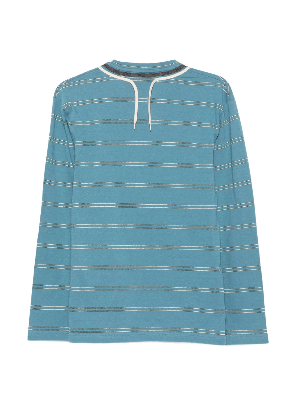 Craig Green Trek Lace T-shirt met streep-print Blauw