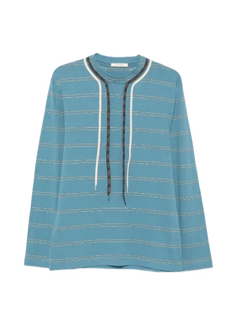 Craig Green Trek Lace stripe-print T-shirt