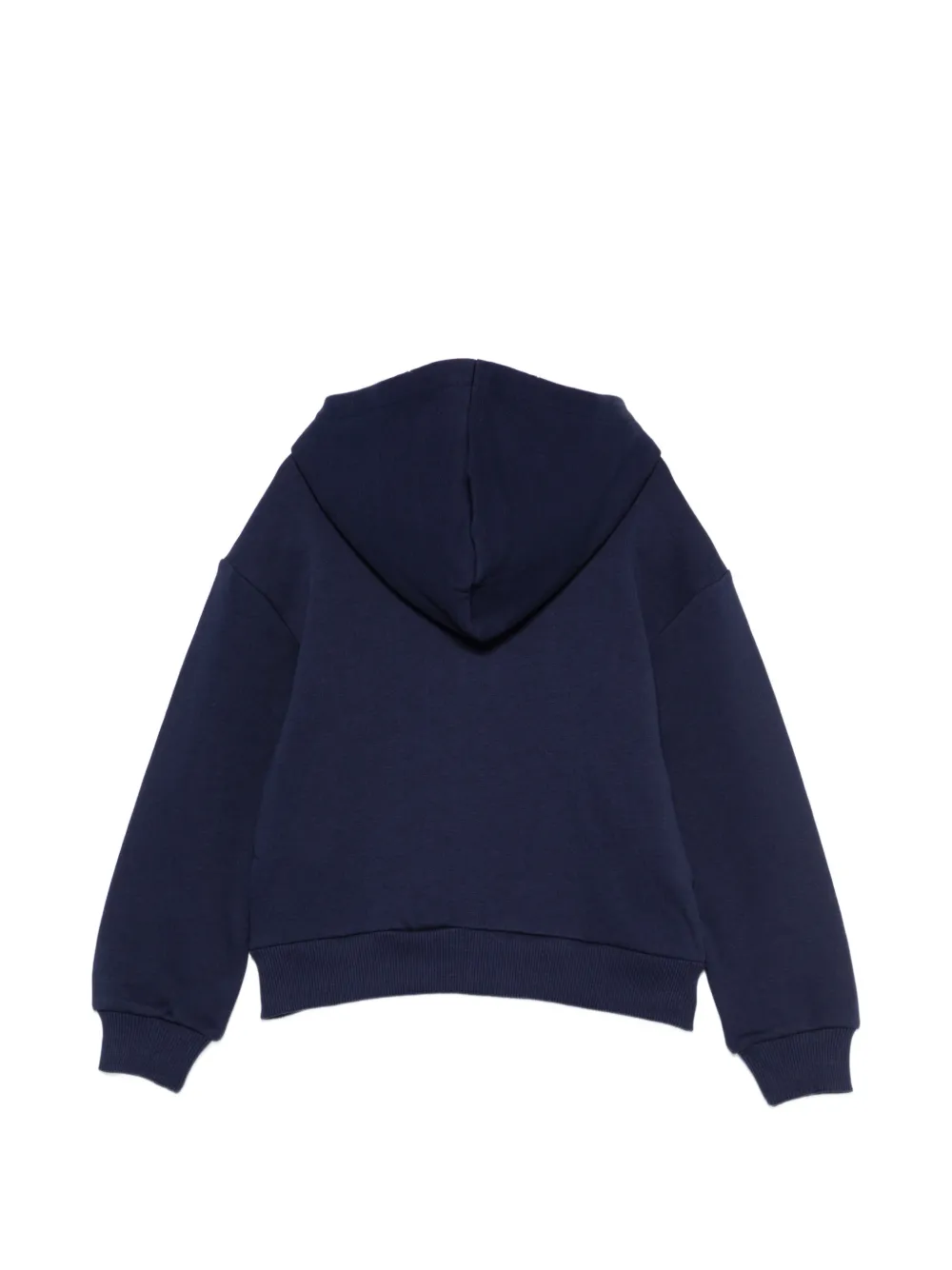 Moschino Kids Hoodie met teddybeerprint Blauw