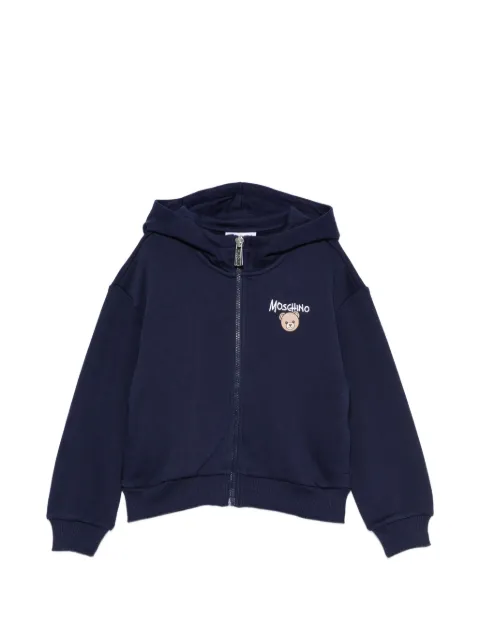 Moschino Kids Teddy Bear zip-up hoodie