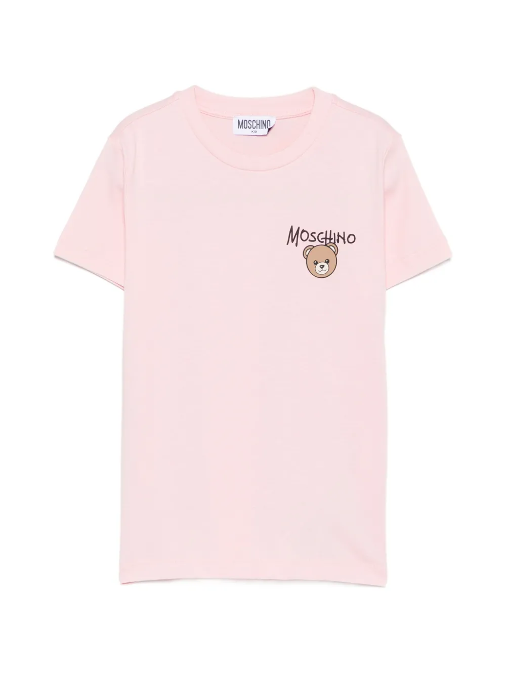Moschino Kids logo-print T-shirt - Rosa