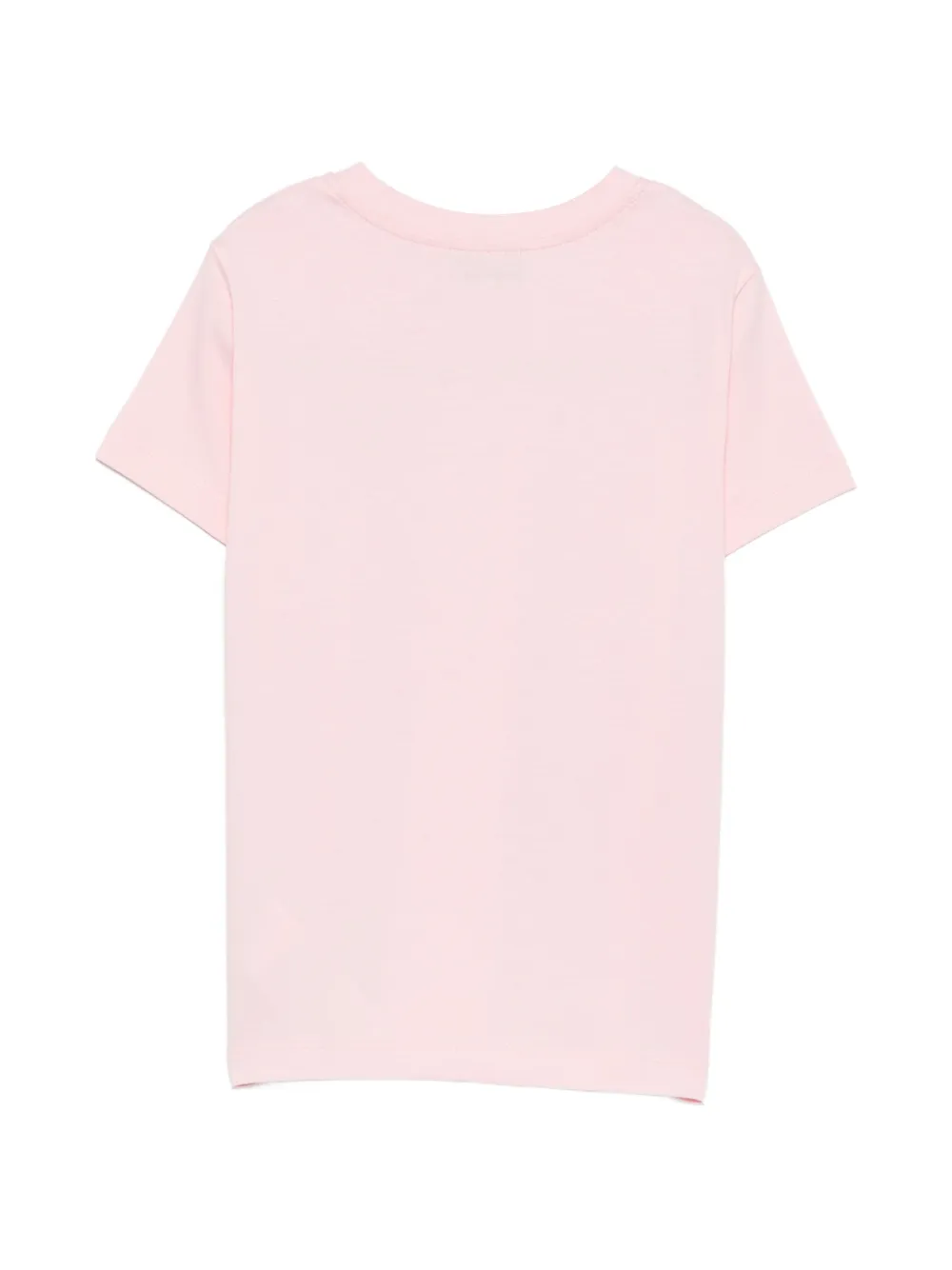 Moschino Kids T-shirt met logoprint Roze