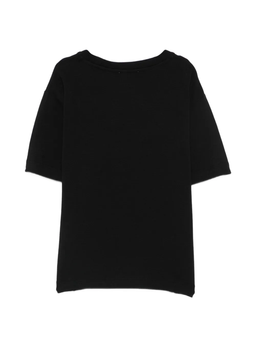 Moschino Kids T-shirt met patch Zwart
