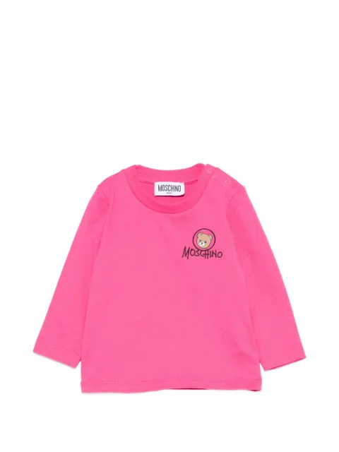 Moschino Kids t-shirt à manches longues