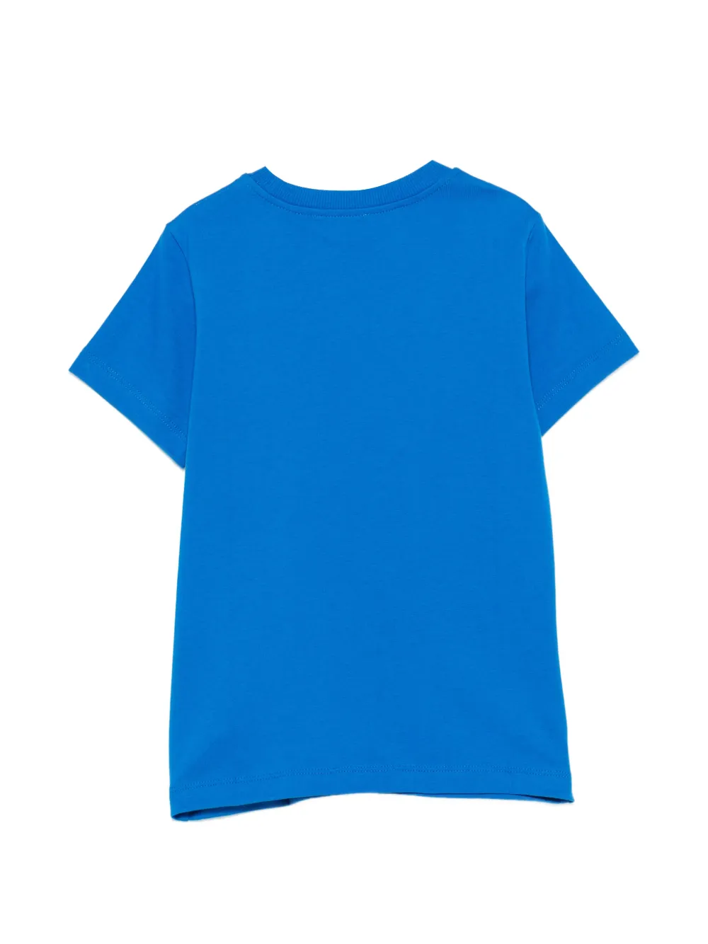 Moschino Kids T-shirt met logoprint Blauw