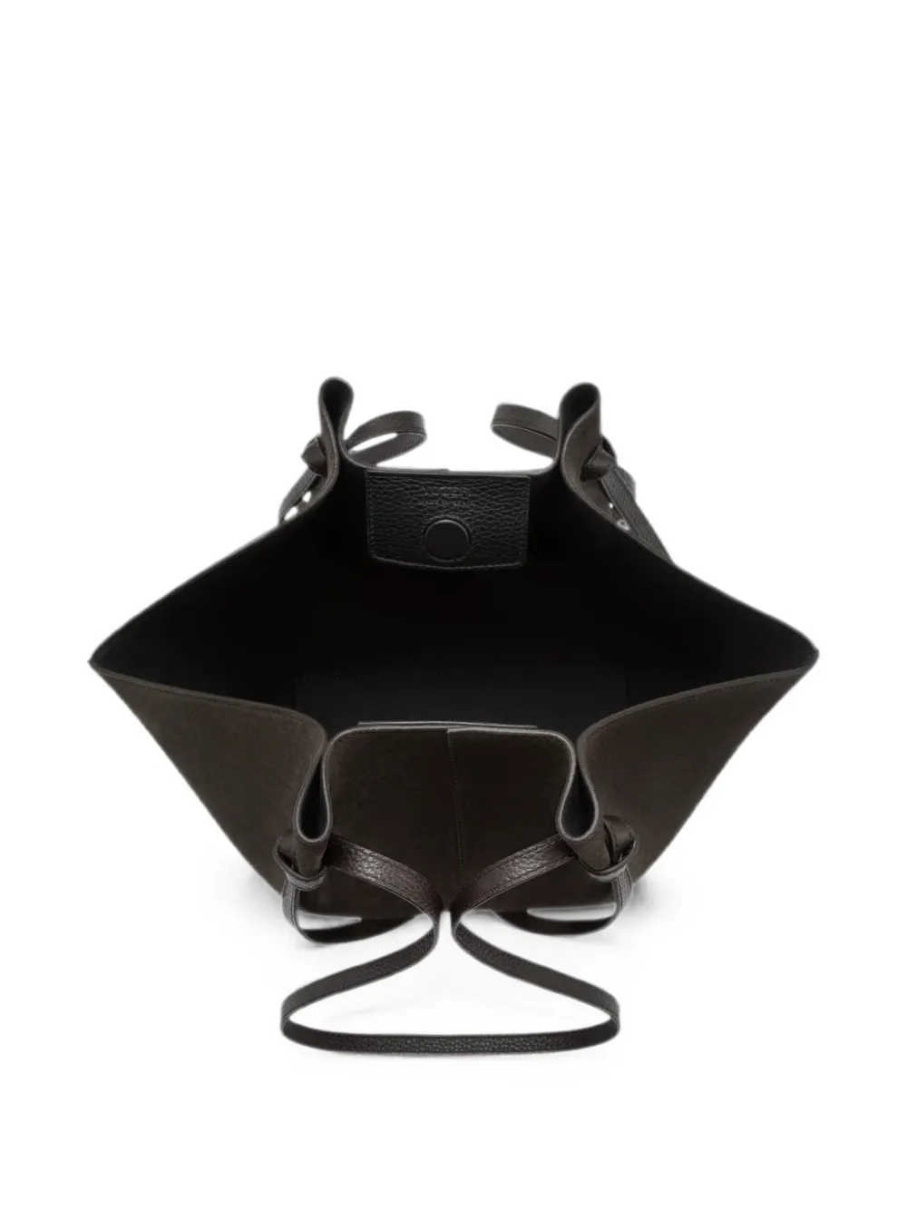 Yuzefi Medium Mochi suède schoudertas Bruin