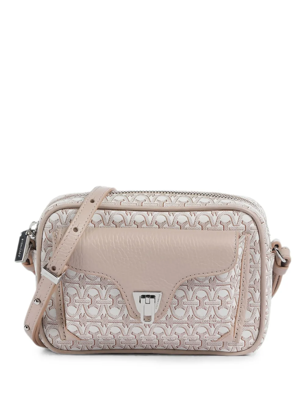 Coccinelle monogram-pattern crossbody bag - Toni neutri