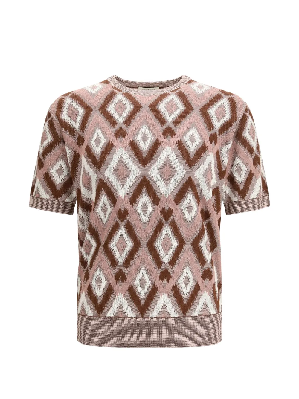 Piacenza 1733 argyle-pattern T-shirt