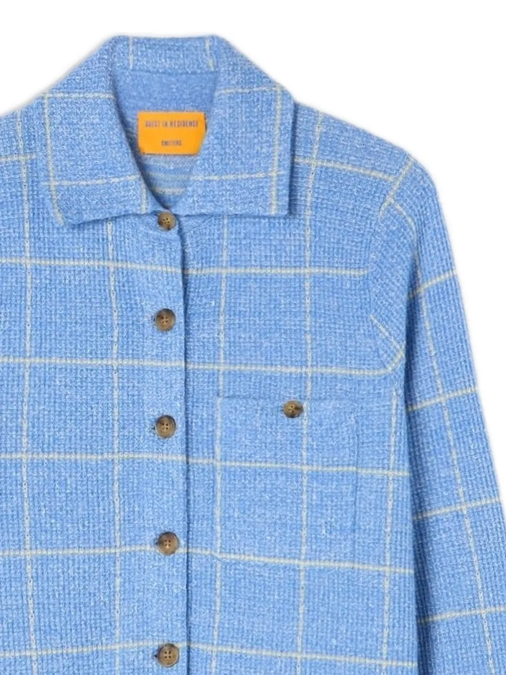 Guest In Residence Dylan geruite blouse Blauw