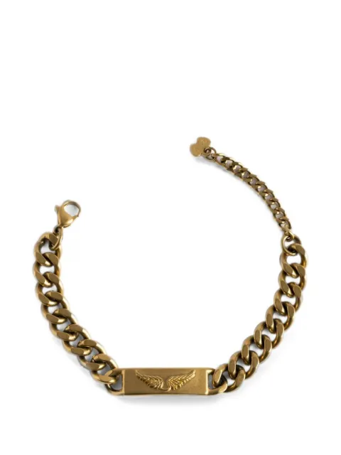 Zadig&Voltaire logo-engraved chain-link bracelet