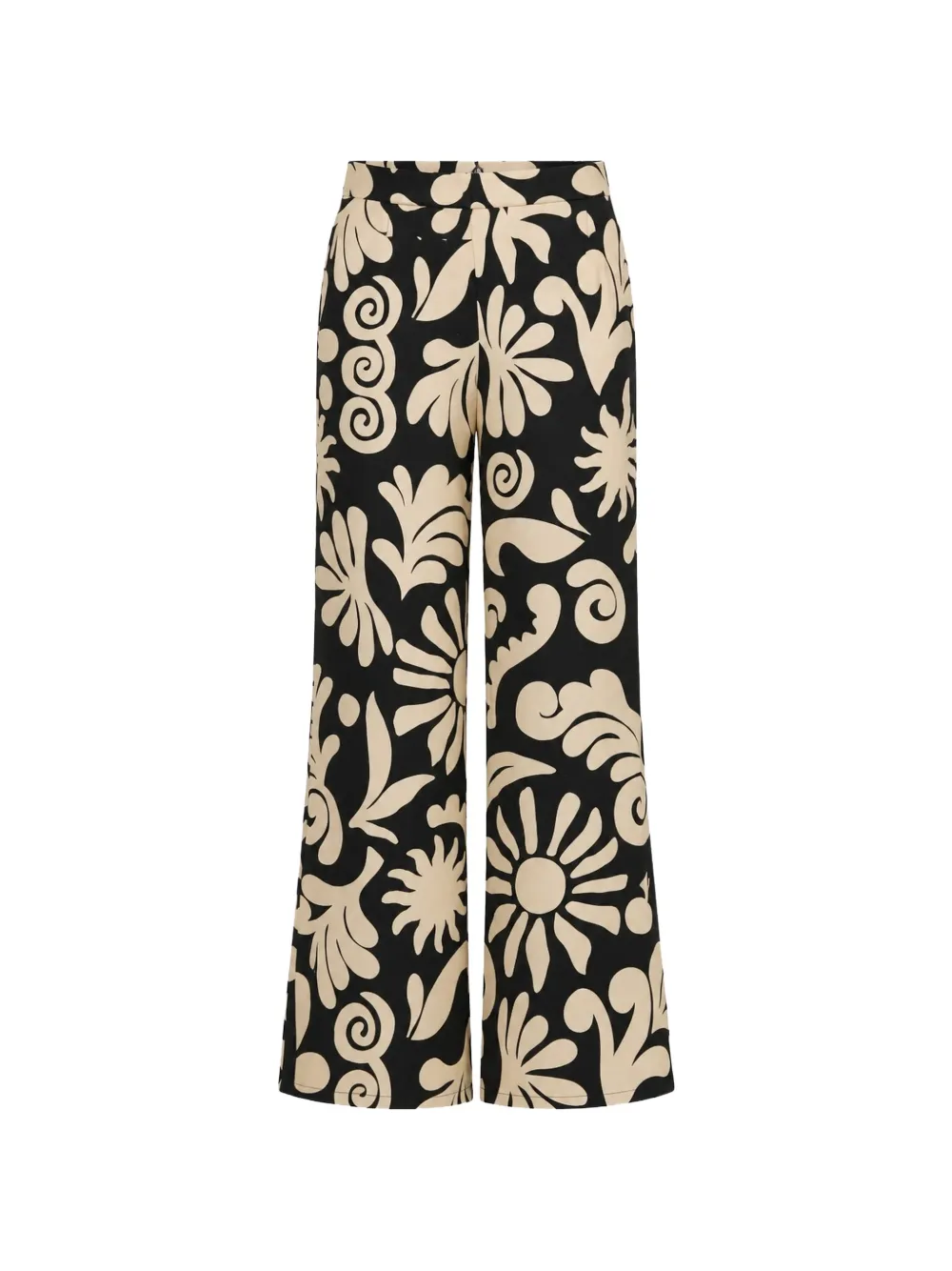Cala de la Cruz Toya floral-print trousers - Schwarz